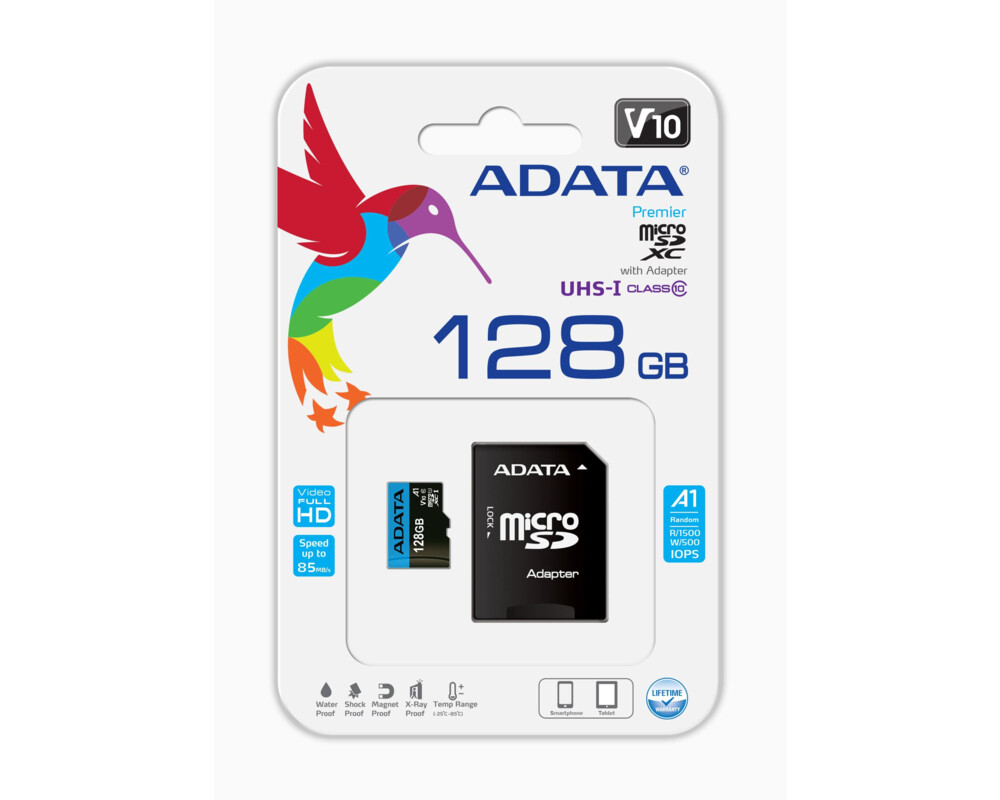 Флаш карта Adata 128G SDXCM+A UHS-I CL10 100 AD 3
