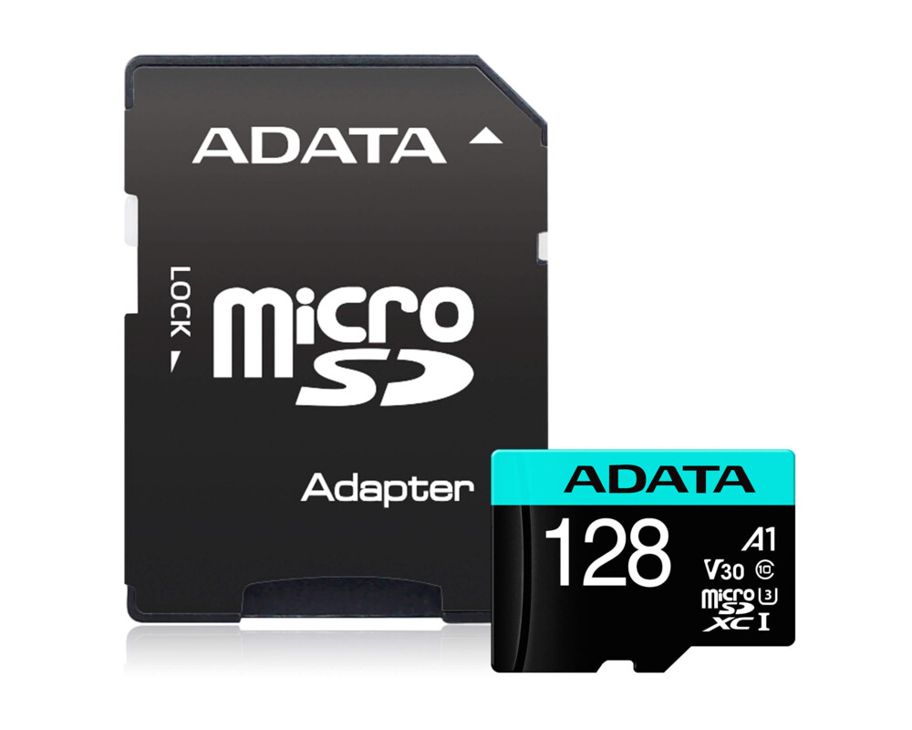 Флаш карта Adata 128GB MicroSDXC UHS-I U3 V30S A2 (1 adapter) 3