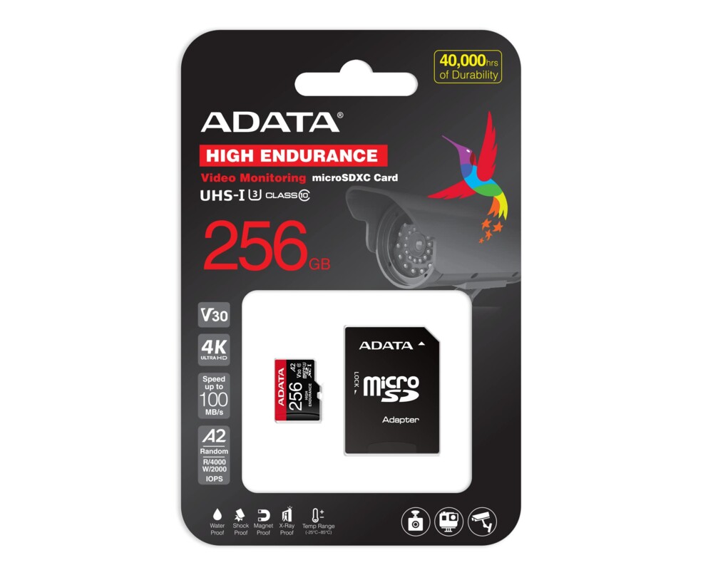 Флаш карта ADATA 256GB MicroSDXC UHS-I U3 V30S High (with adapter) 6