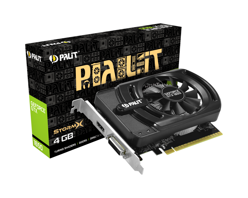 Видеокарта Palit GeForce GTX 1650 StormX 4GB GDDR5 8