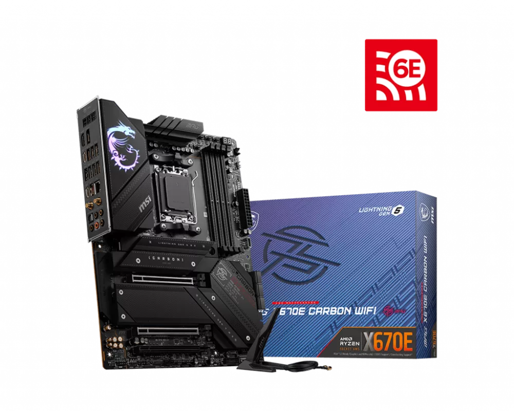 Дънна платка MSI MPG X670E CARBON WIFI /AM5 2