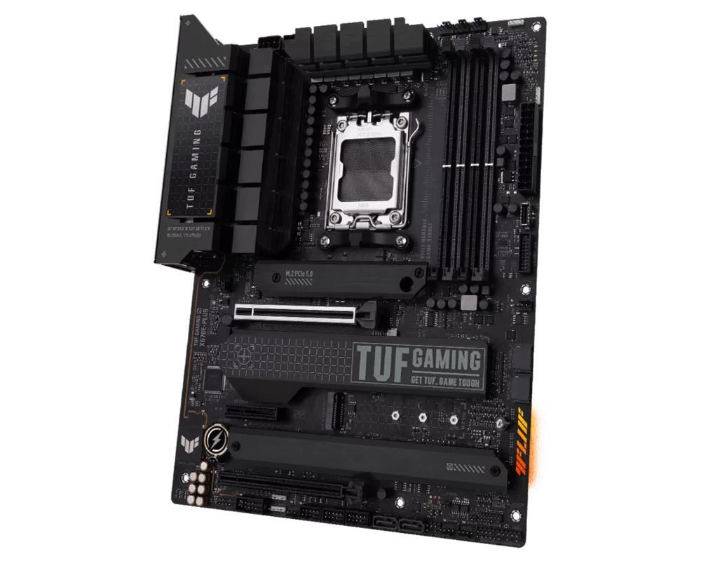 Дънна платка ASUS TUF GAMING X670E-PLUS, AM5, DDR5, PCIe 5.0 6