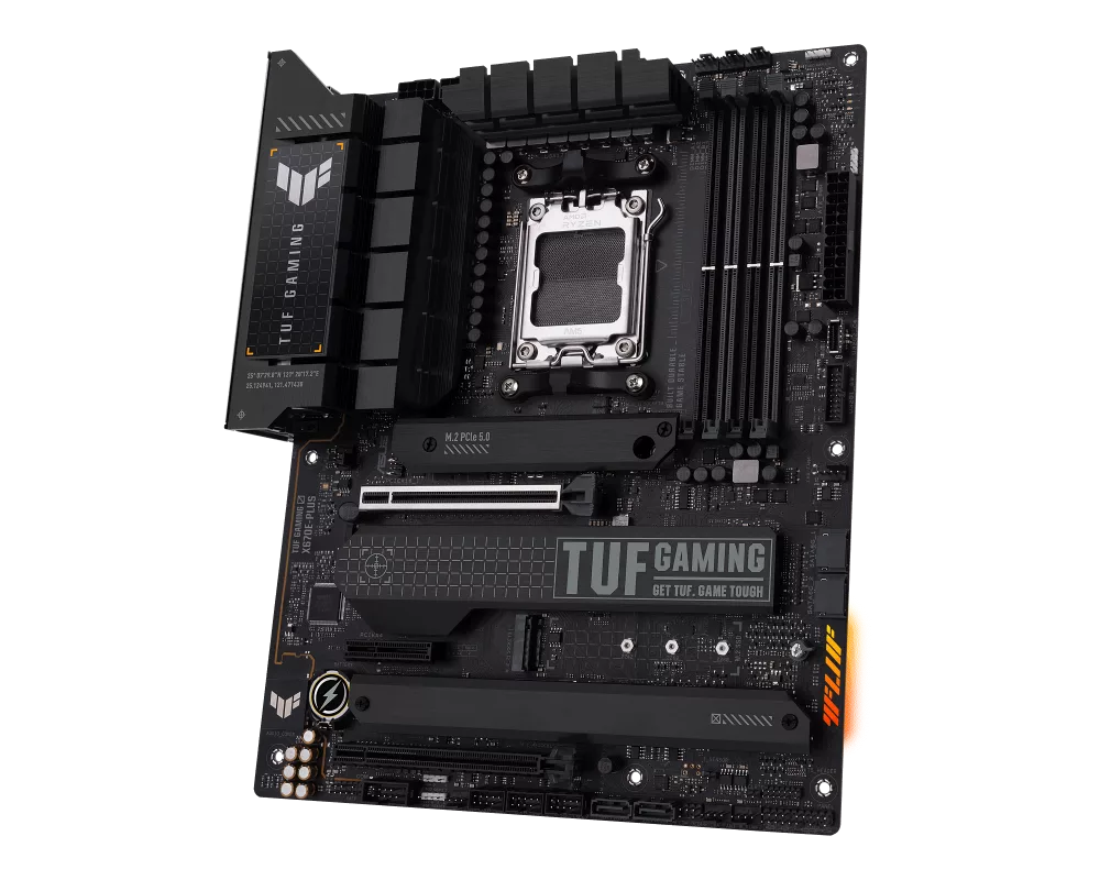 Дънна платка ASUS TUF GAMING X670E-PLUS, AM5, DDR5, PCIe 5.0 10