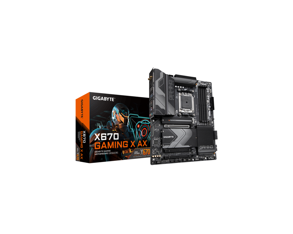 Дънна платка GIGABYTE X670 GAMING X AX, Socket AM5 6