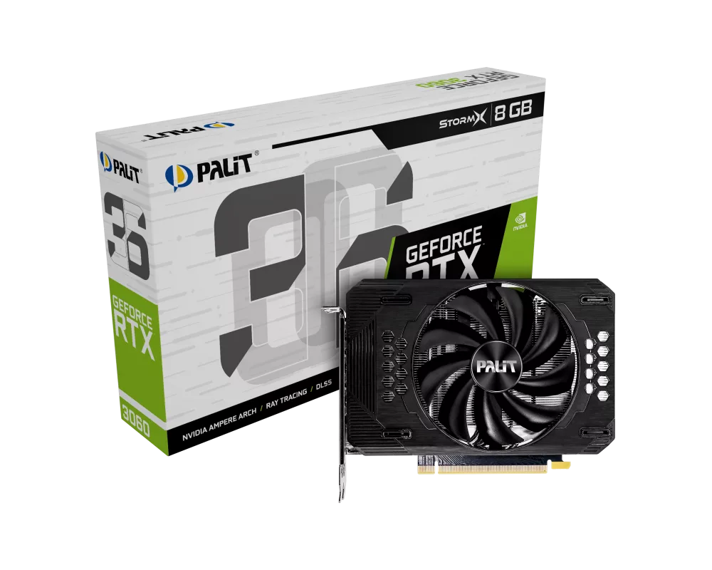 Видеокарта Palit GeForce RTX 3060 StormX 8GB GDDR6 2