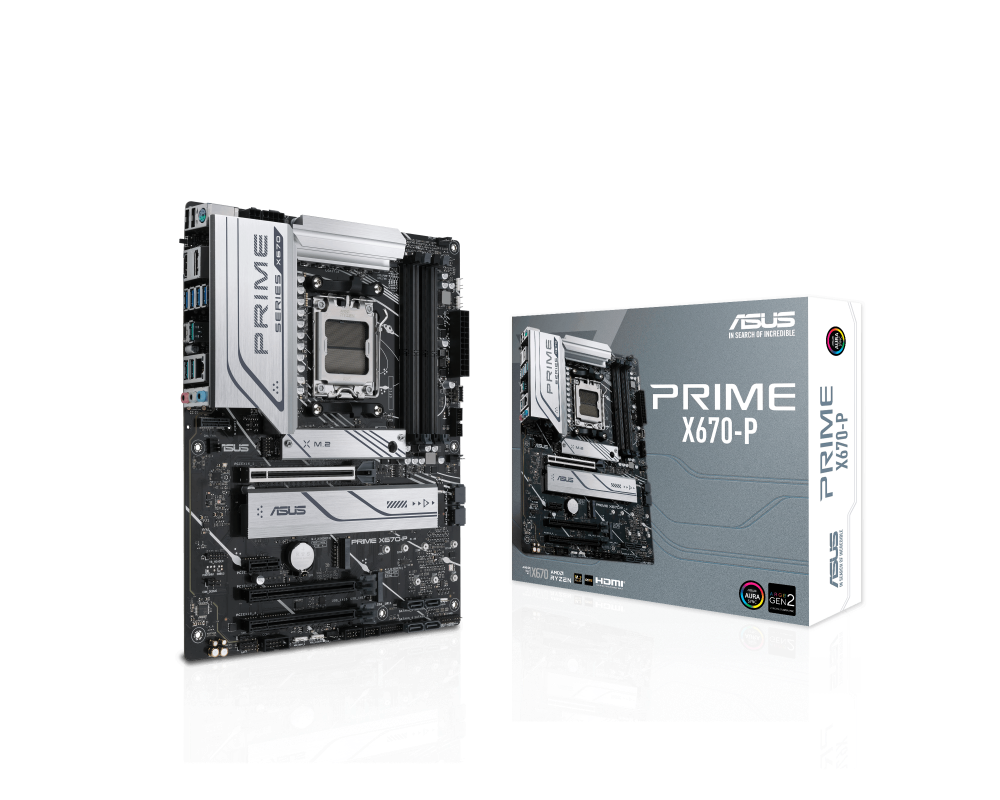 Дънна платка ASUS PRIME X670-P, AM5, DDR5, PCIe 5.0 7