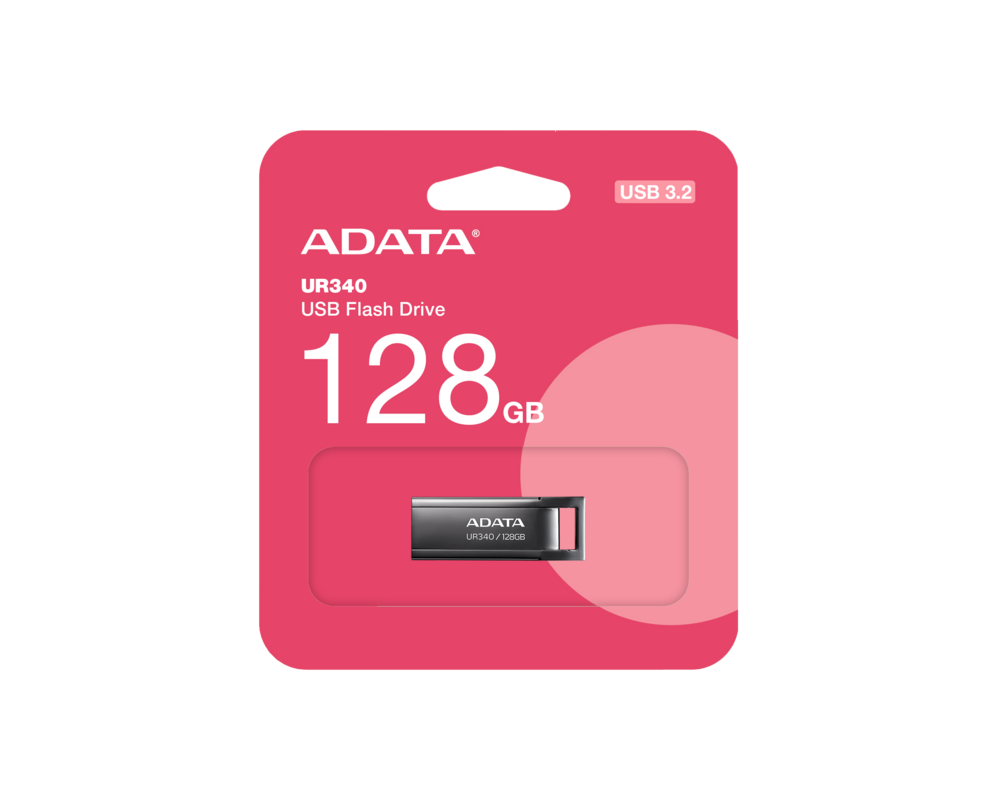 Флаш памет Adata 128GB UR340 USB 3.2 Gen1-Flash Drive Black 8