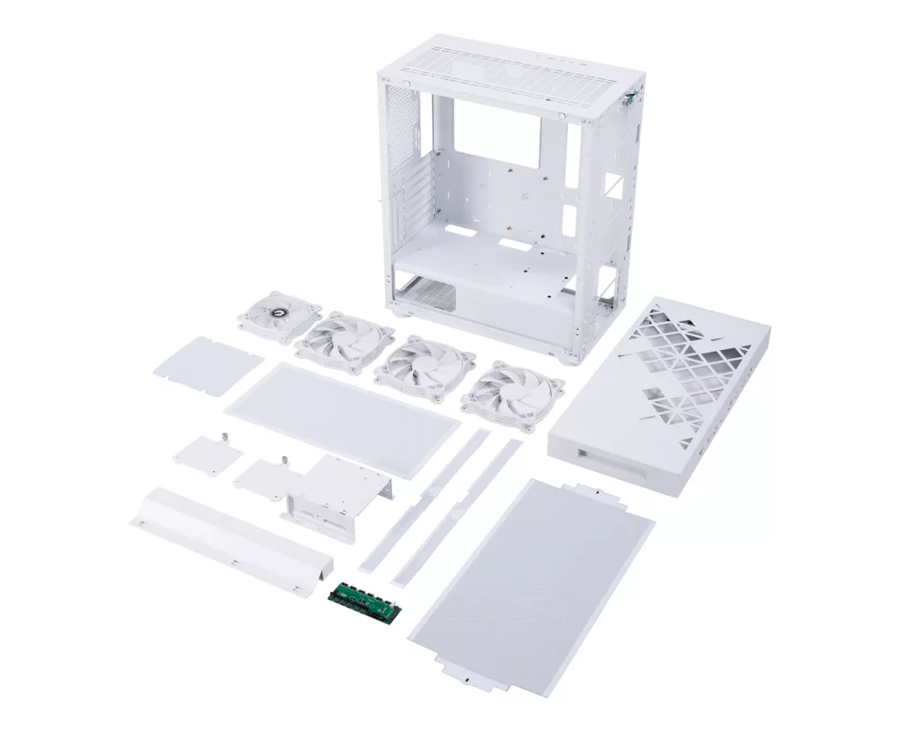 Кутия Bitfenix Tracery ARGB ATX Mid Tower, Бяла 6