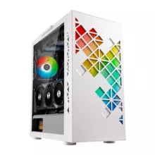  Bitfenix Tracery ARGB ATX Mid Tower, Бяла 632007 BFC-TRA-500-WWG-3W1A на топ цена - PIC.bg