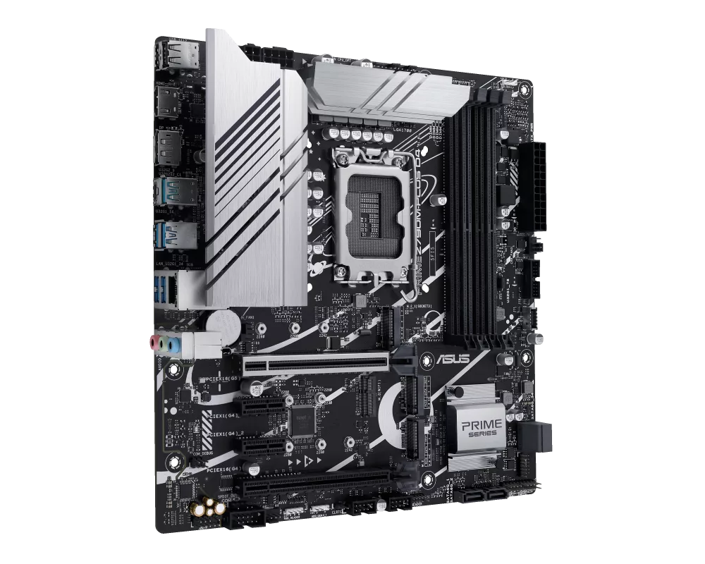Дънна платка ASUS PRIME Z790M-PLUS D4 MB LGA1700 4xDIMM DDR4 3xM.2 4xSATA 3