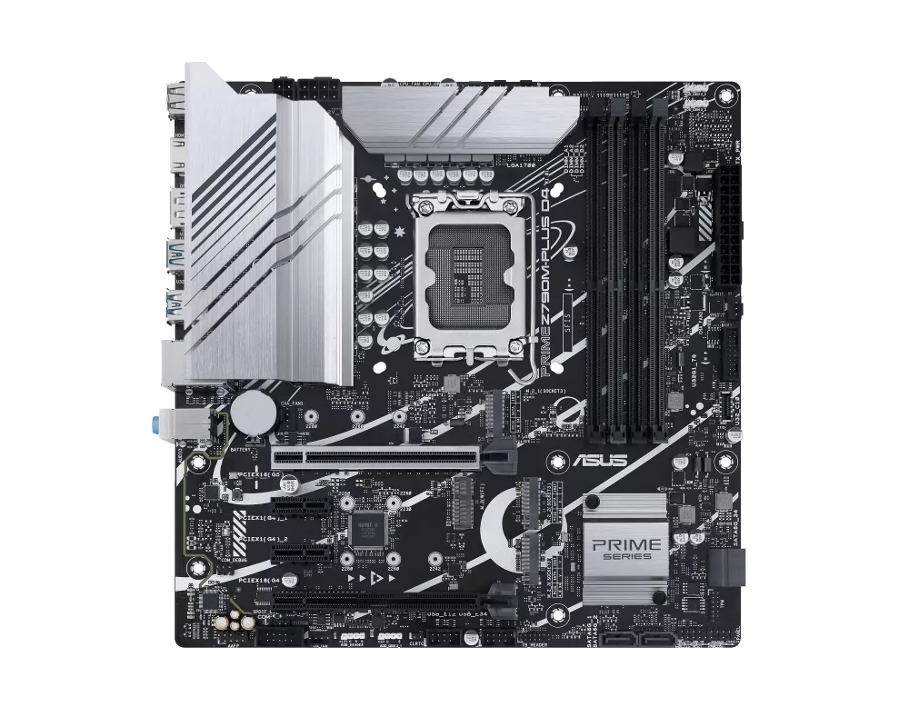 Дънна платка ASUS PRIME Z790M-PLUS D4 MB LGA1700 4xDIMM DDR4 3xM.2 4xSATA 2