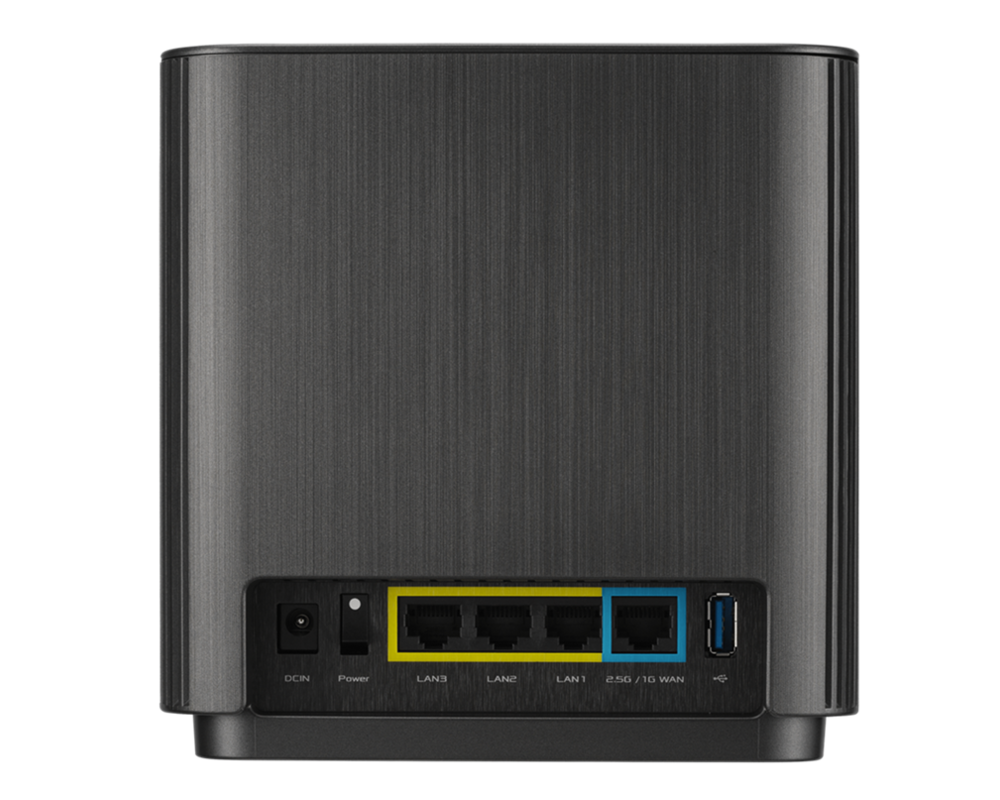 Рутер ASUS ZenWiFi XT9 AX7800 Tri-band Mesh WiFi 6 System 2-pack Black 5