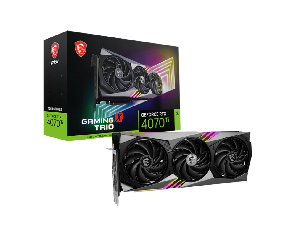 Видеокарта MSI GeForce RTX 4070 Ti GAMING X TRIO 12GB GDDR6X 2
