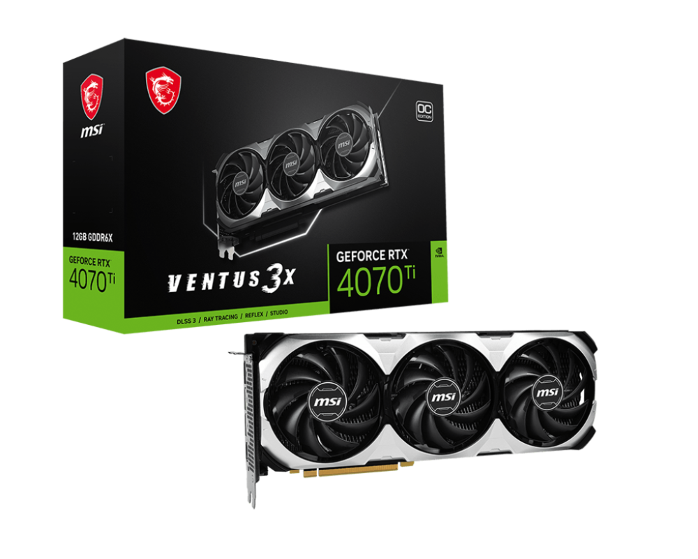 Видеокарта MSI GeForce RTX 4070 Ti VENTUS 3X OC 12GB GDDR6X 2
