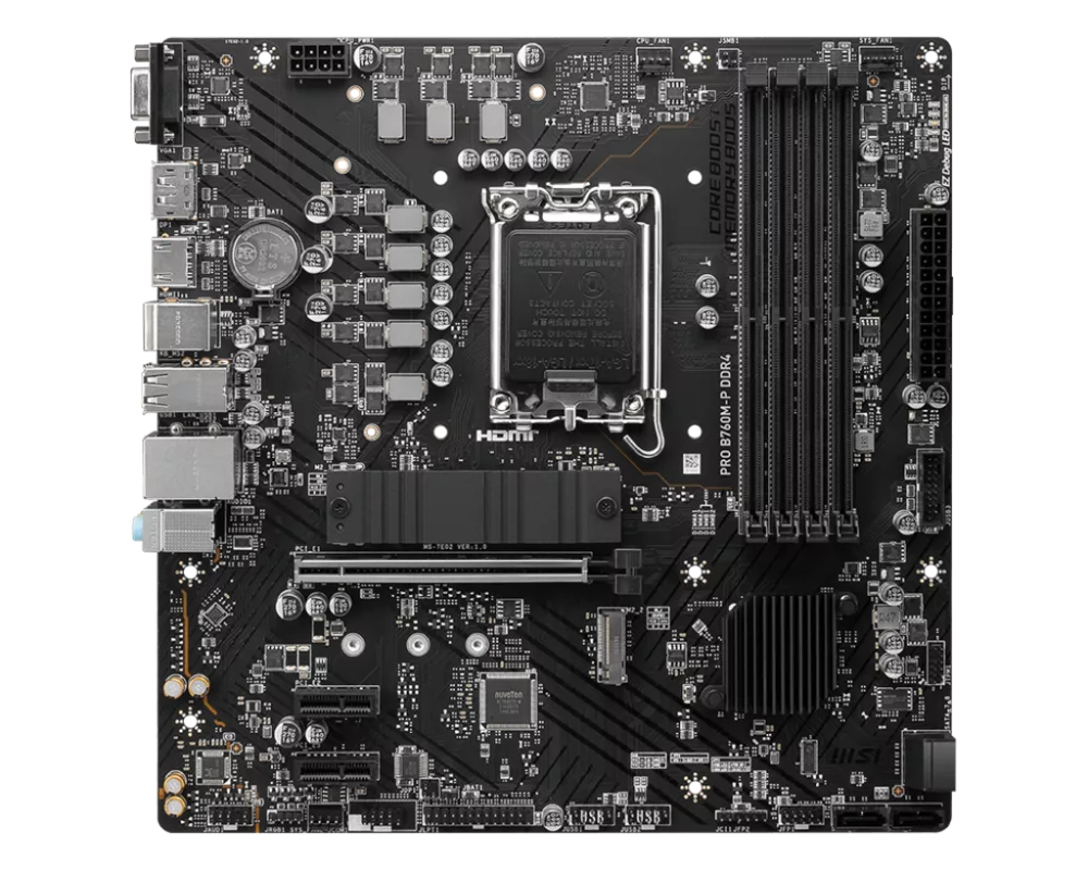 Дънна платка MSI PRO B760M-P  DDR4 /LGA1700 2