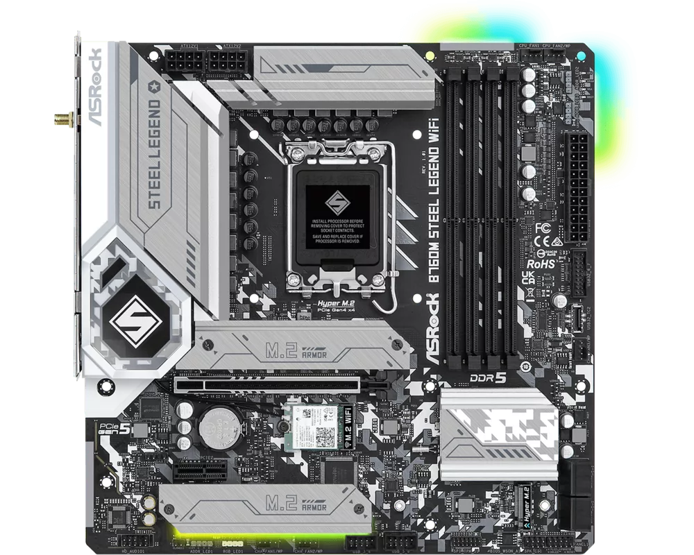 Дънна платка ASROCK B760M STEEL LEGEND WIFI 2