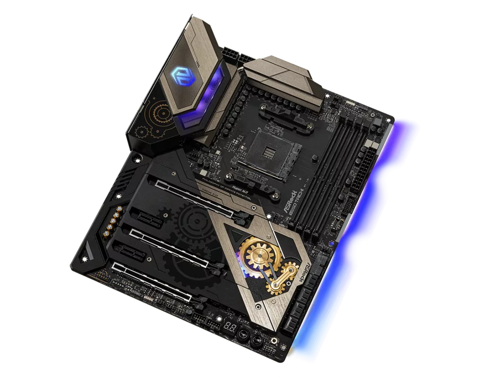 Дънна платка ASROCK B550 Taichi ATX MB 3rd Gen AMD AM4 DDR4 4733+ 1 x PCIe 3.0 x16 HDMI 7.1 CH HD 8 SATA3 USB 3.2 Gen2 Wi-Fi 6 802.11ax + BT 5.1 8