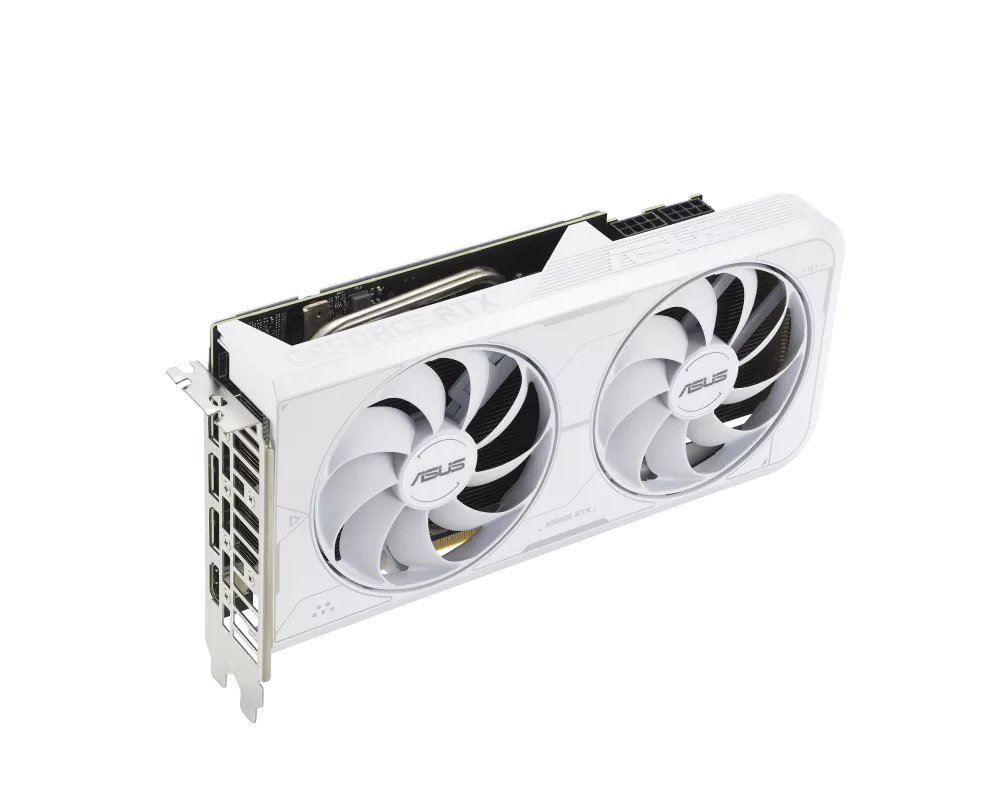 Видеокарта ASUS Dual GeForce RTX 3060 Ti White OC Edition 8GB GDDR6X 3