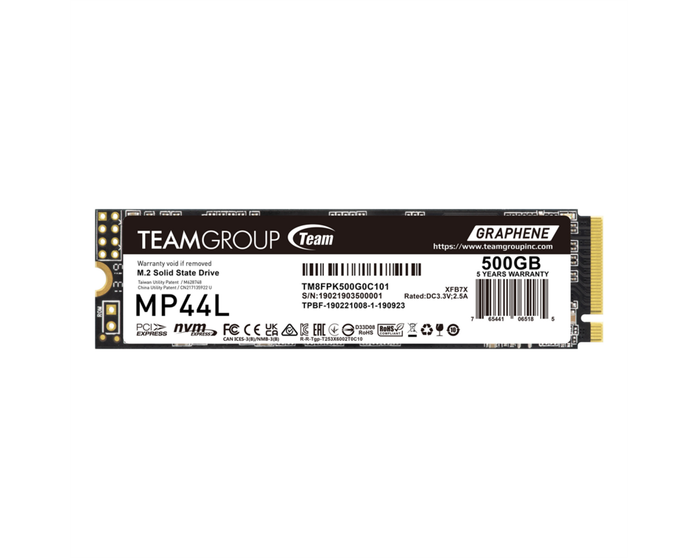 SSD 500GB Team Group MP44L M.2 2280 PCIe 4.0 SSD 2