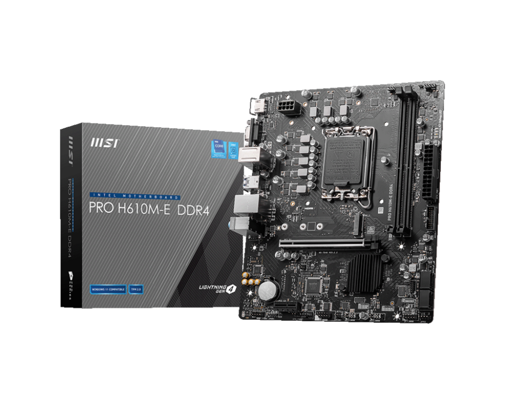 Дънна платка MSI PRO H610M-E DDR4 /LGA1700