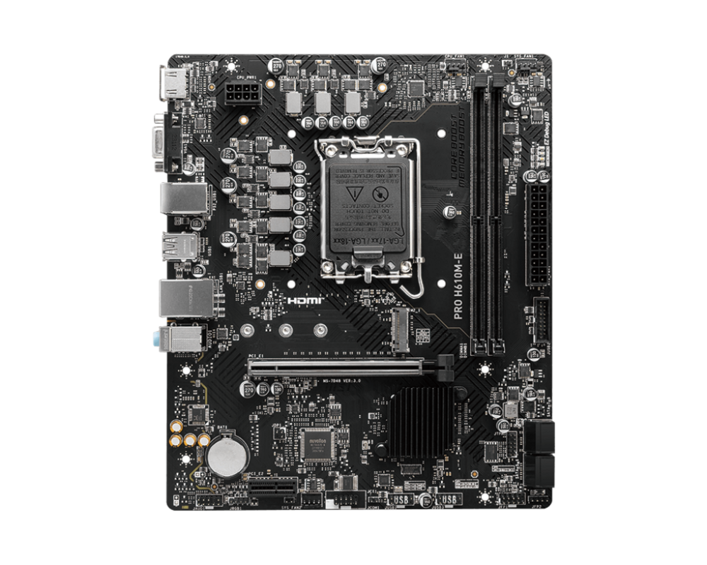 Дънна платка MSI PRO H610M-E DDR4 /LGA1700 7