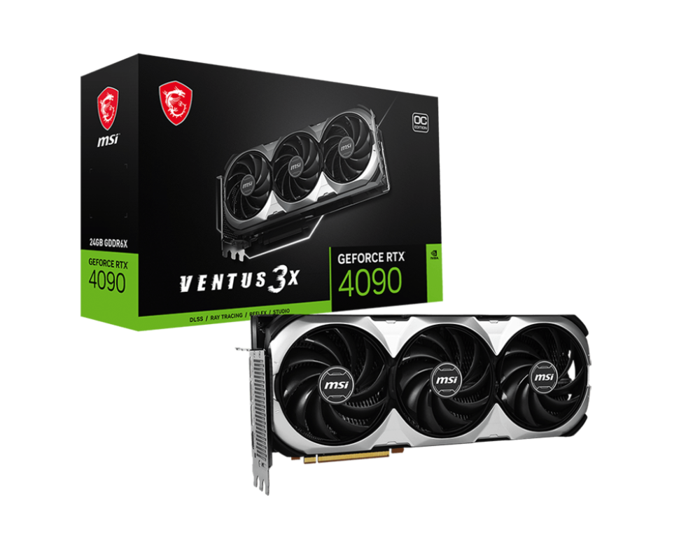 Видеокарта MSI GeForce RTX 4090 VENTUS 3X OC 24GB GDDR6X 4
