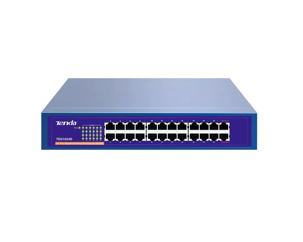 Switch (Комутатор) TENDA TEG1024D 24P GBIT 2
