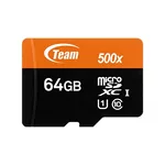 <span>Флаш карта</span> Team Group 64GB Micro SDHC/SDXC UHS-I Orange Card + SD Adapter <span class='catalog-num-in-name'>TEAM-SDMICRO-64GB-UHS-OR</span> - 