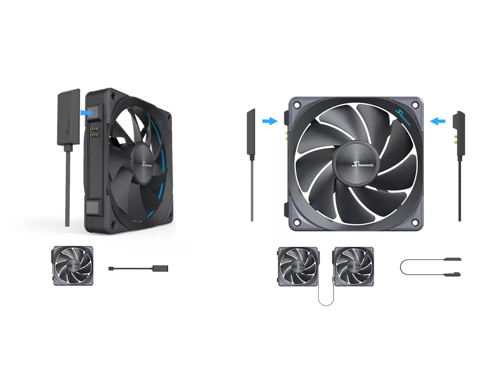 Вентилатор SEASONIC MAGFLOW 1225 PWM/3PCS 3