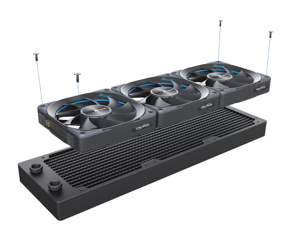 Вентилатор SEASONIC MAGFLOW 1225 PWM/3PCS 2