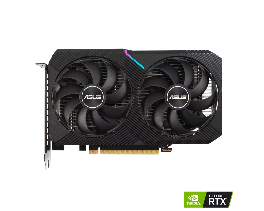 Видеокарта ASUS Dual GeForce RTX 3050 OC Edition 8GB GDDR6X 2