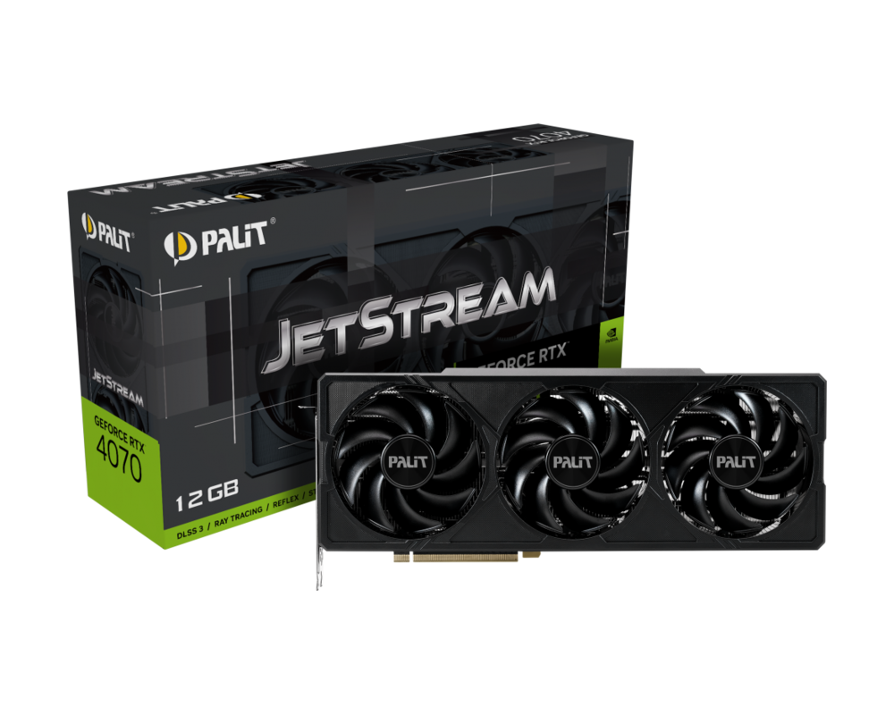 Видеокарта Palit GeForce RTX 4070 JetStream 12GB GDDR6X 2