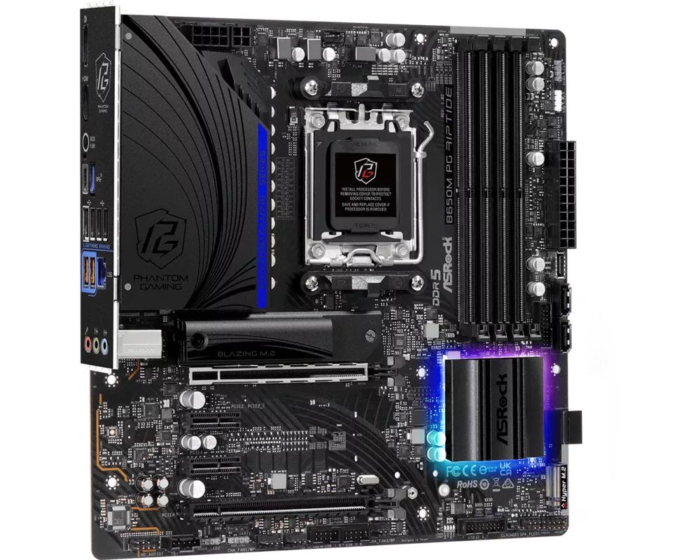 Дънна платка Asrock B650M Phantom Gaming Riptide 5