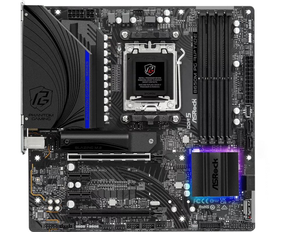 Дънна платка Asrock B650M Phantom Gaming Riptide 2