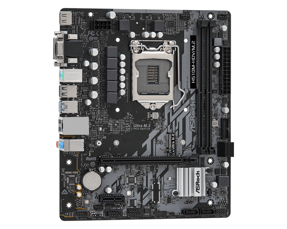 Дънна платка ASROCK H510M-HDV/M.2  /LGA1200 4