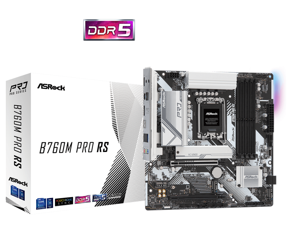 Дънна платка ASROCK MB Desktop B760M Pro RS 8