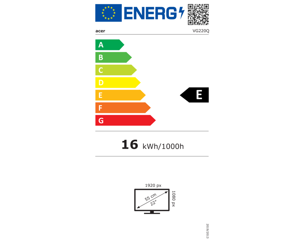 Монитор ACER monitor 55cm 21.45inch ZeroFrame VA 100Hz 1ms VRB 250nits VGA HDMI FreeSync EU MPRII Black 6