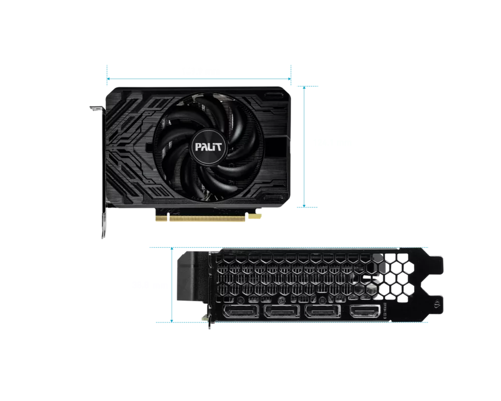 Видеокарта Palit GeForce RTX 4060 Ti StormX 8GB GDDR6 6