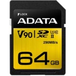 <span>Флаш карта</span> 64G SDXCM+AD UHS-II U3 ADATA <span class='catalog-num-in-name'>AUSDX64GUII3CL10-CA1</span> - 