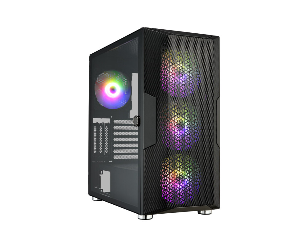 Кутия FSP CUT592 Black ARGB TG, E-ATX Full - Tower 7