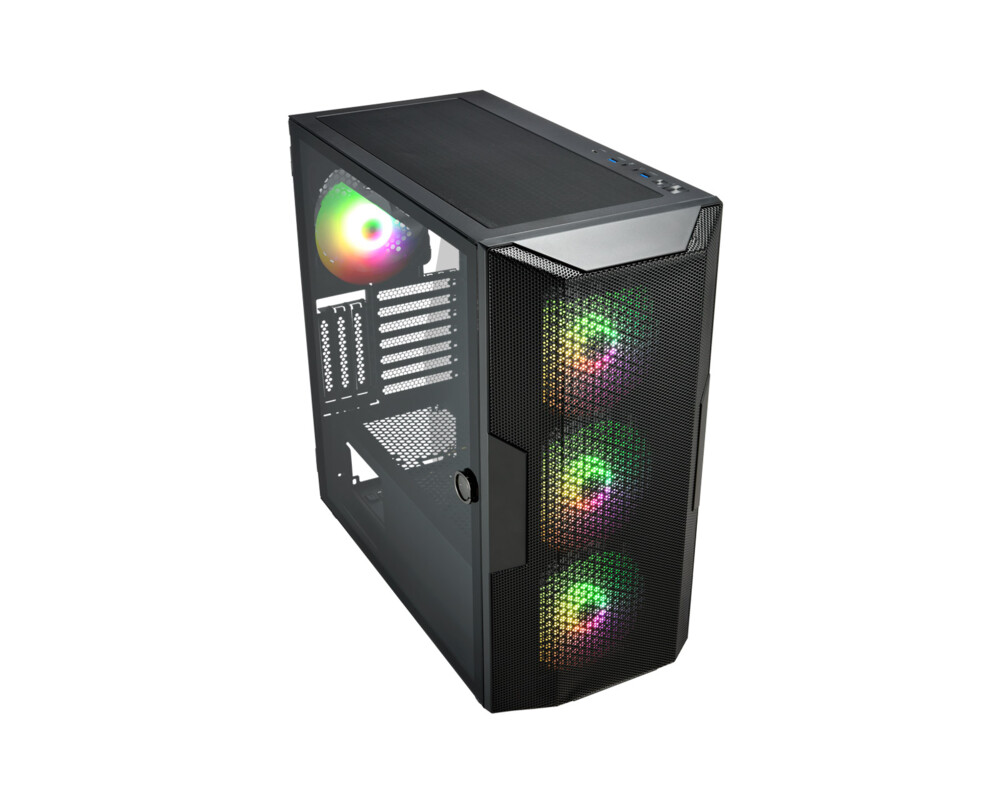 Кутия FSP CUT592 Black ARGB TG, E-ATX Full - Tower 9