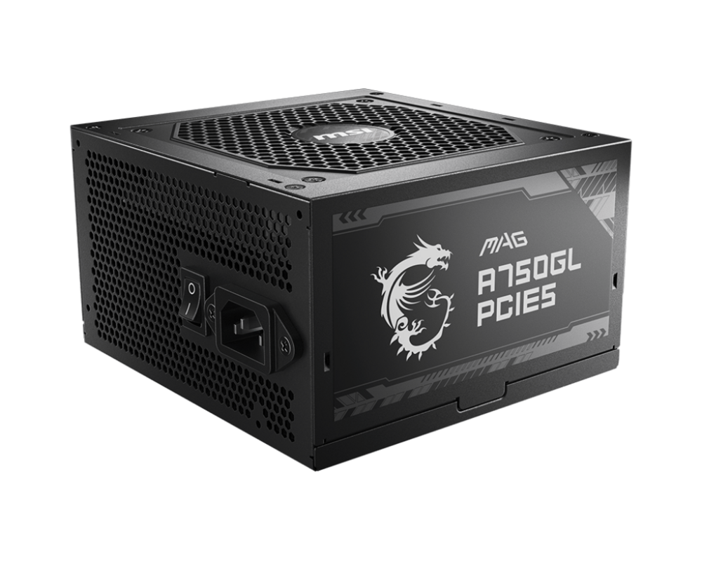 Захранване MSI MAG A750GL PCIE5, 750W, 80+ Gold 5