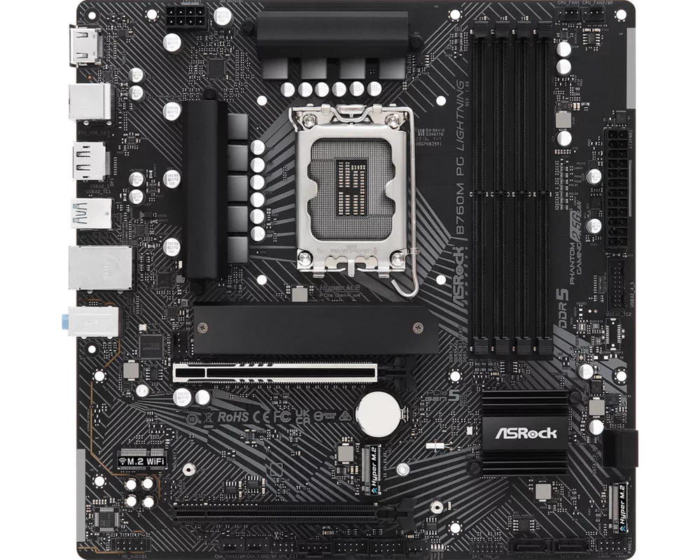 Дънна платка ASROCK B760M PG LIGHTNING /D5 3