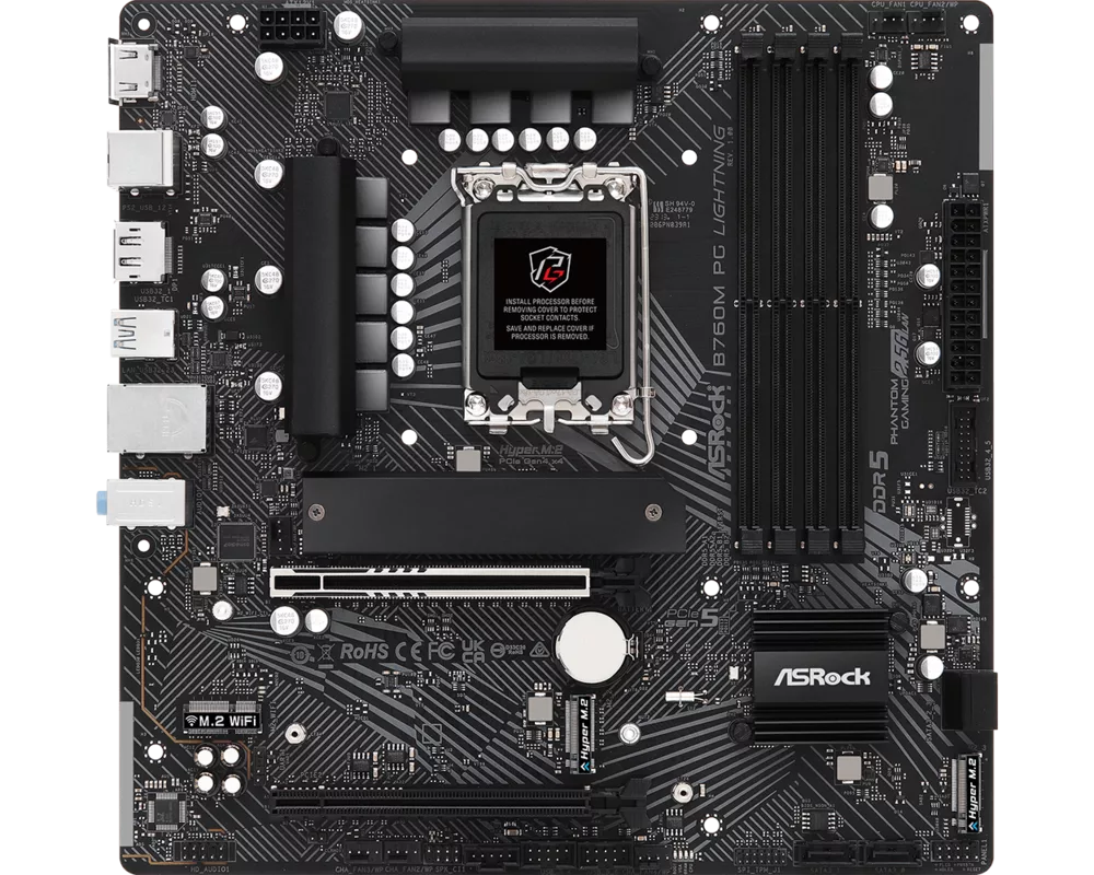 Дънна платка ASROCK B760M PG LIGHTNING /D5 2