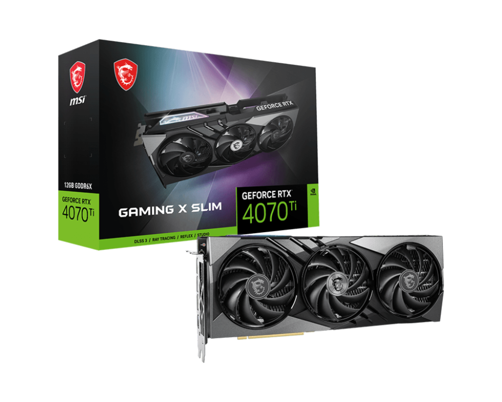 Видеокарта MSI GeForce RTX 4070 GAMING X SLIM 12GB GDDR6X 6