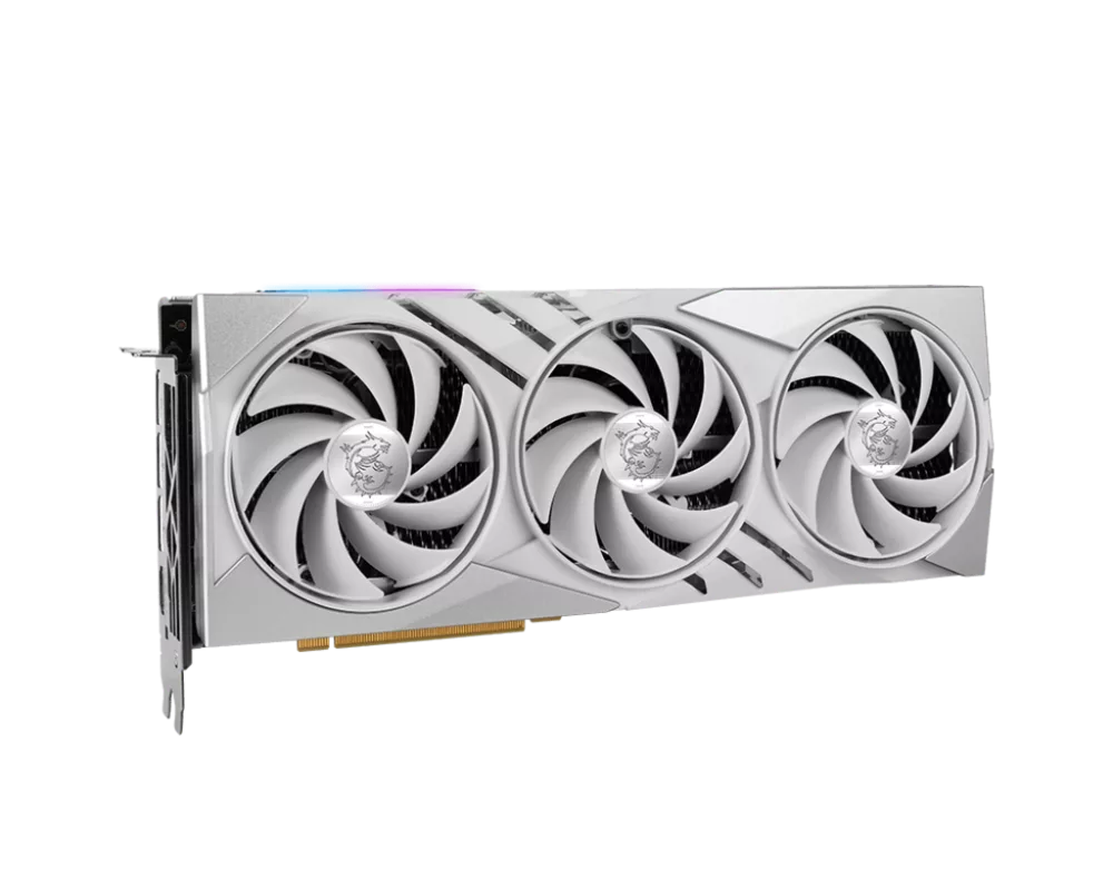 Видеокарта MSI GeForce RTX 4070 Ti GAMING X SLIM WHITE 12GB GDDR6X 3