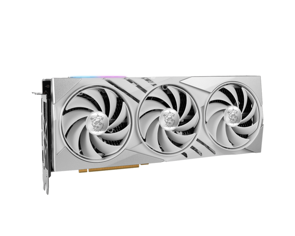 Видеокарта MSI GeForce RTX 4070 Ti GAMING X SLIM WHITE 12GB GDDR6X 3