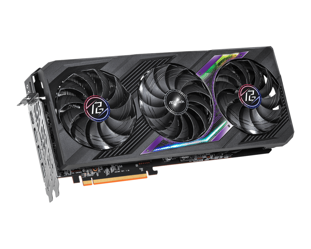 Видеокарта ASRock Radeon RX 7800 XT Phantom Gaming OC 16GB GDDR6 4