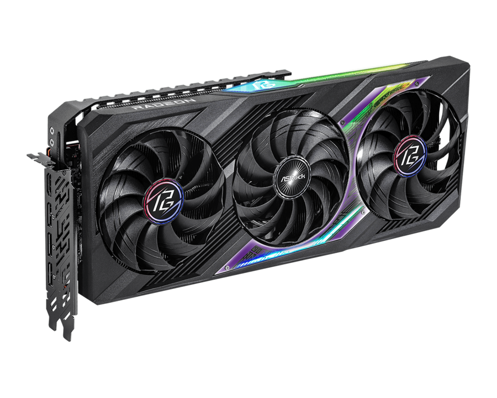 Видеокарта ASRock Radeon RX 7800 XT Phantom Gaming OC 16GB GDDR6 3