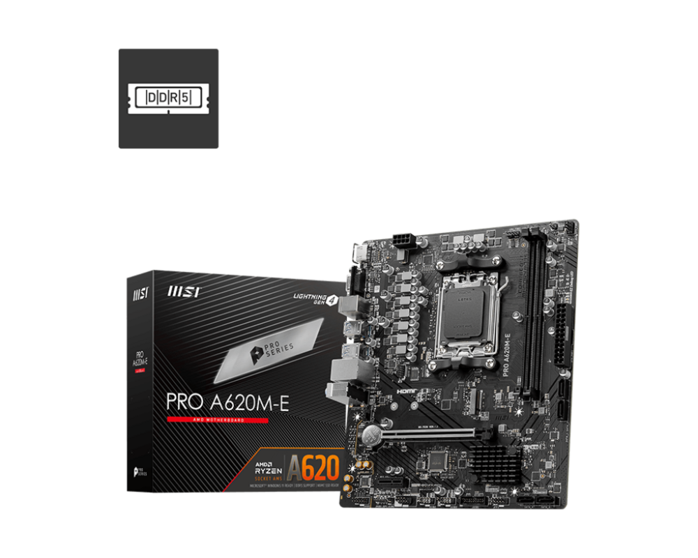 Дънна платка MSI PRO-A620M-E / AMP 5